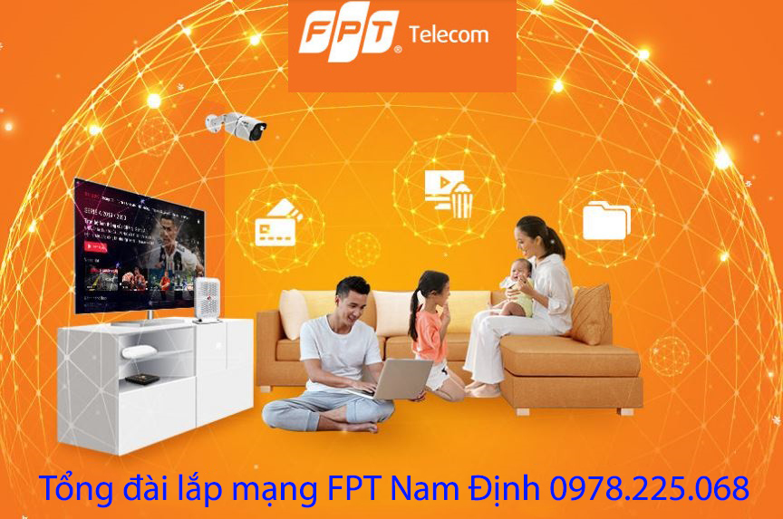 Lắp đặt combo wifi + truyền hình FPT Nam Định