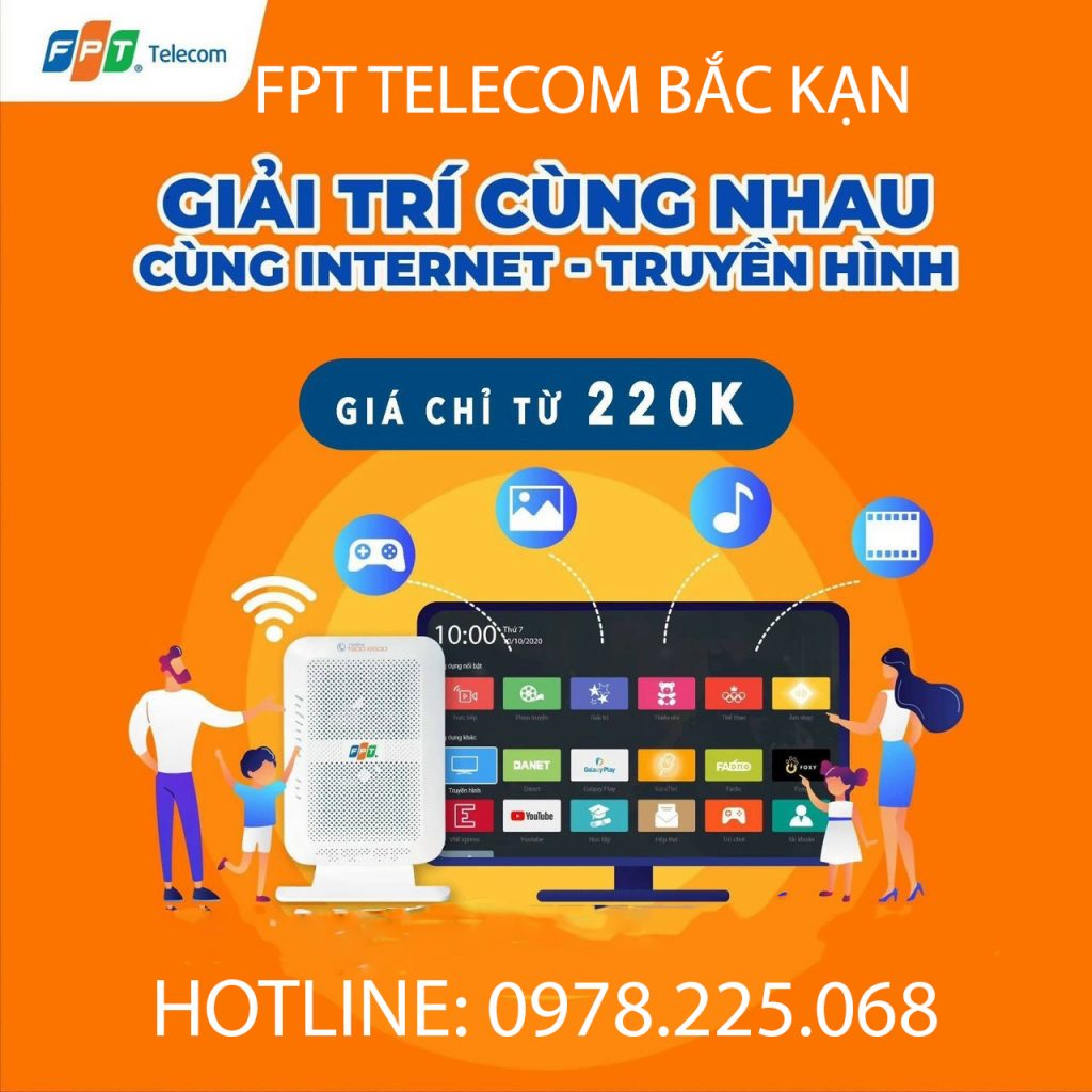 Đăng ký combo internet + truyền hình Bắc Kạn giá rẻ