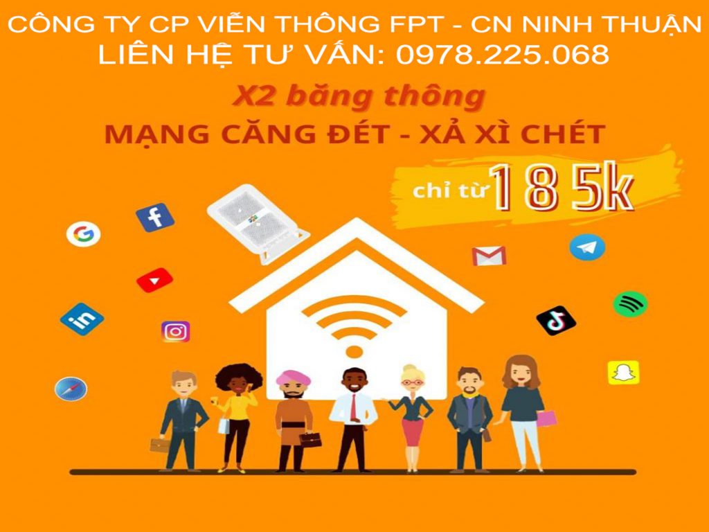 Đăng ký internet FPT Ninh Thuận giá rẻ