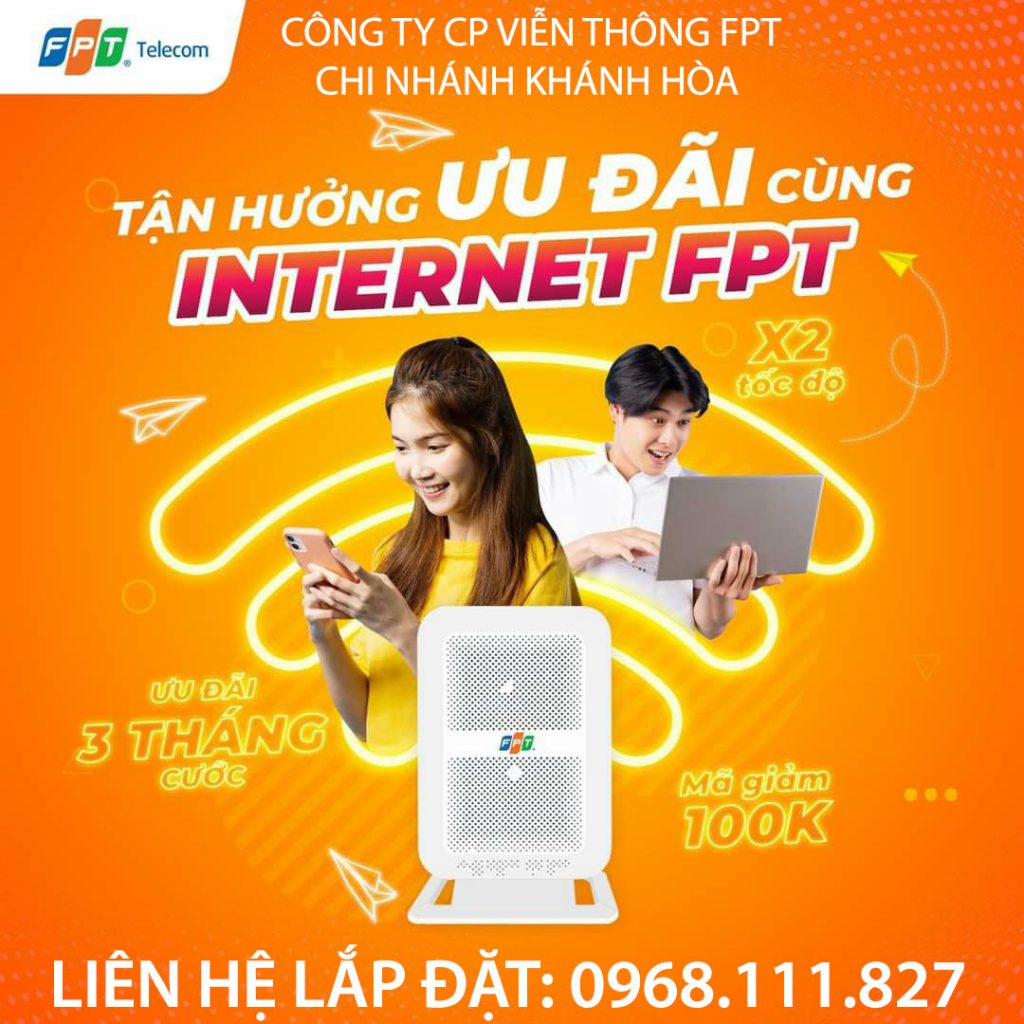 Đăng ký dịch vụ lắp mạng FPT Khánh Hòa