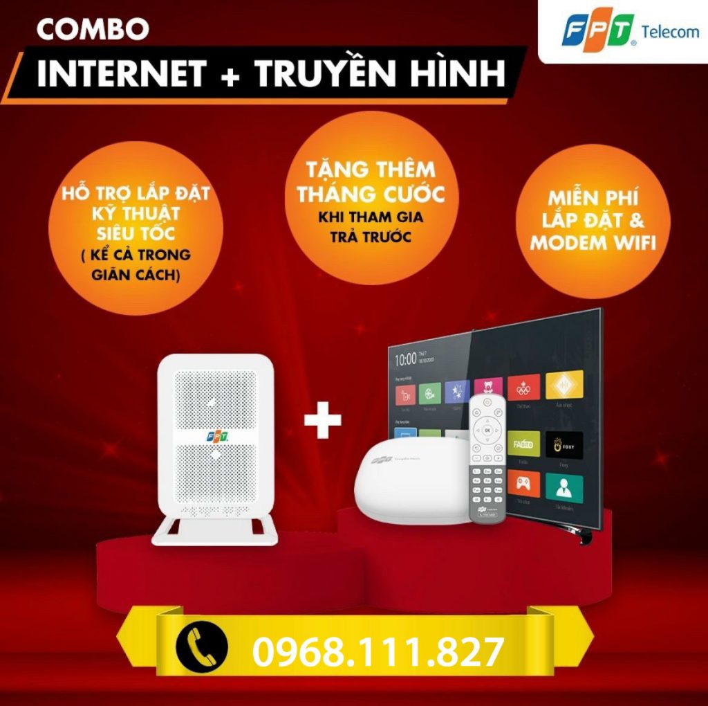 Đăng ký combo internet & truyền hình FPT Kon Tum