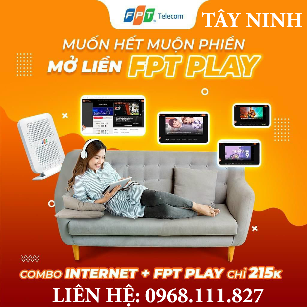 Đăng ký combo internet & truyền hình FPT Tây Ninh