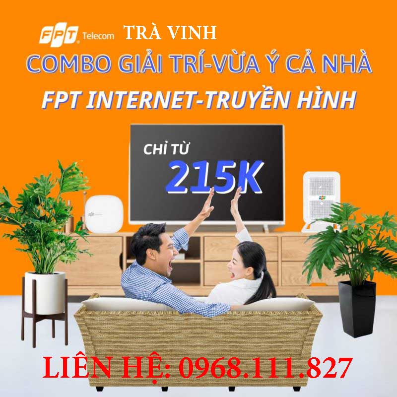 Đăng ký combo internet & truyền hình FPT Trà Vinh